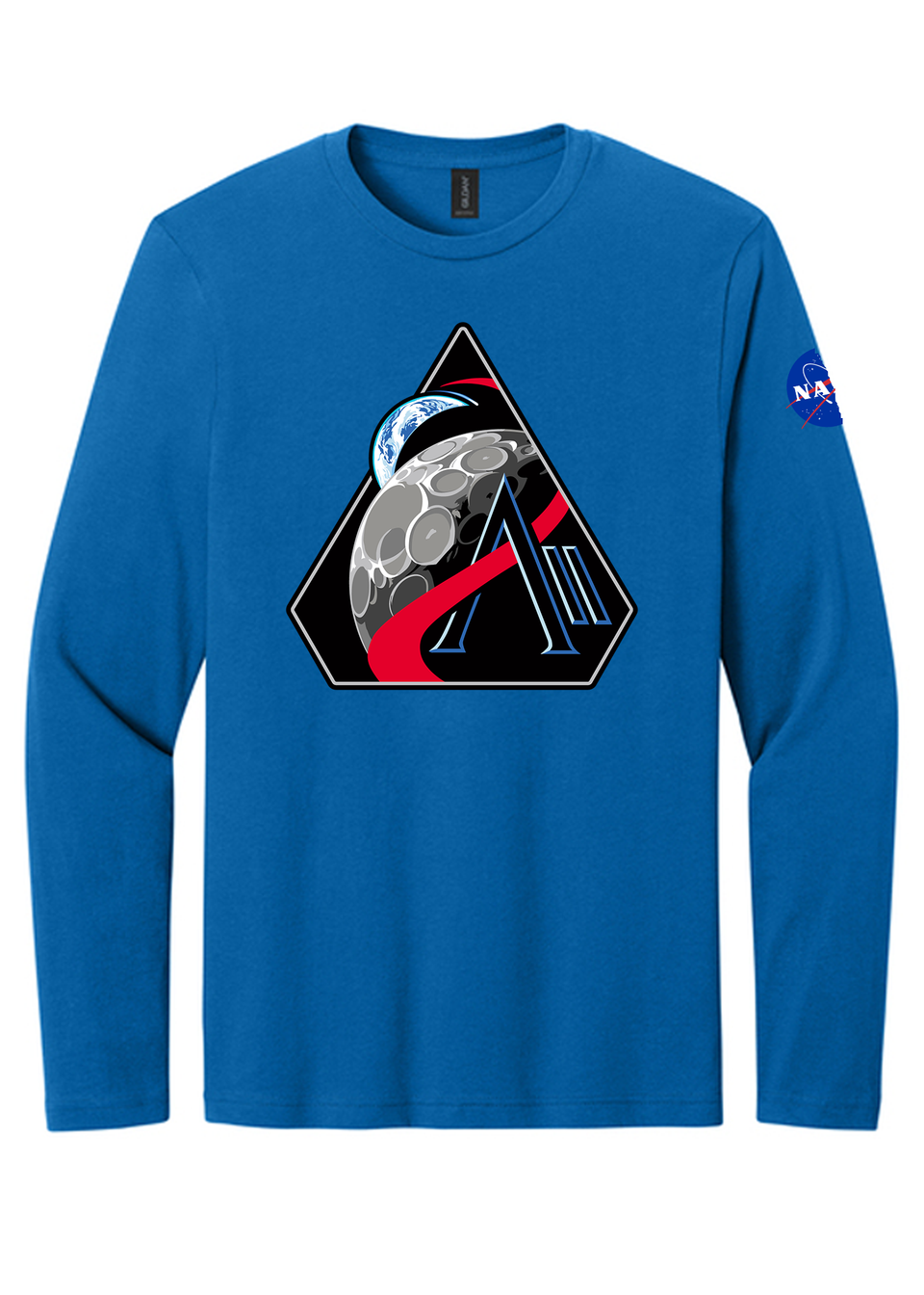 NASA - Artemis II (Unisex) Long Sleeve T-Shirt Blue