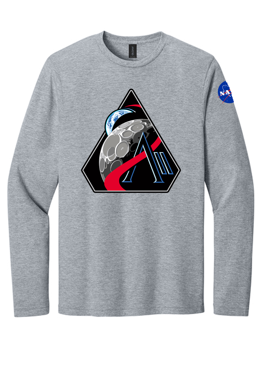 NASA - Artemis II (Unisex) Long Sleeve T-Shirt Gray